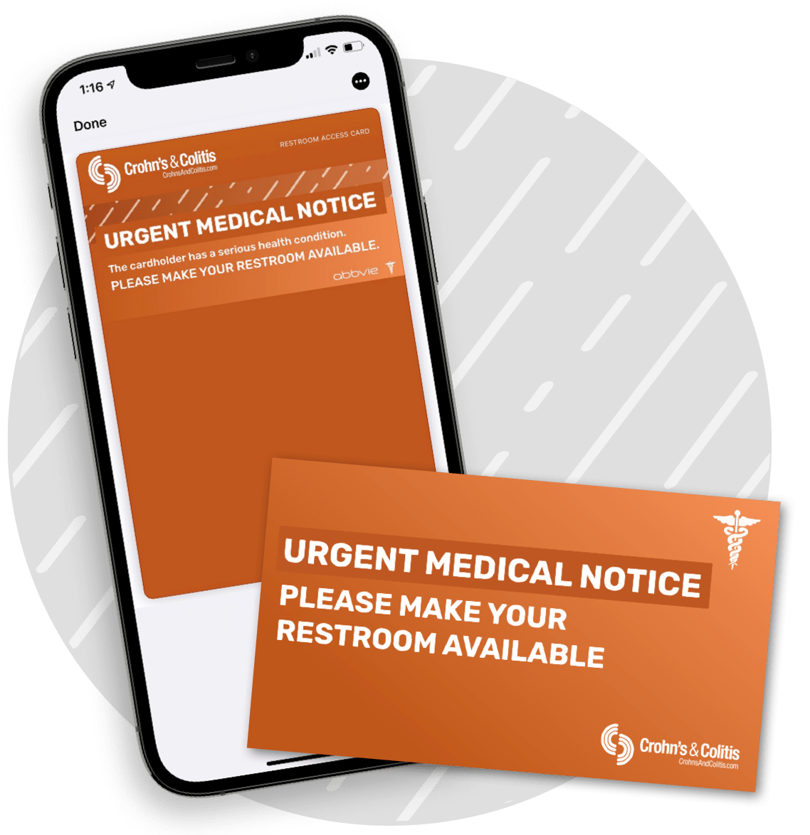 Restroom Access Card | Mobile and Printed
